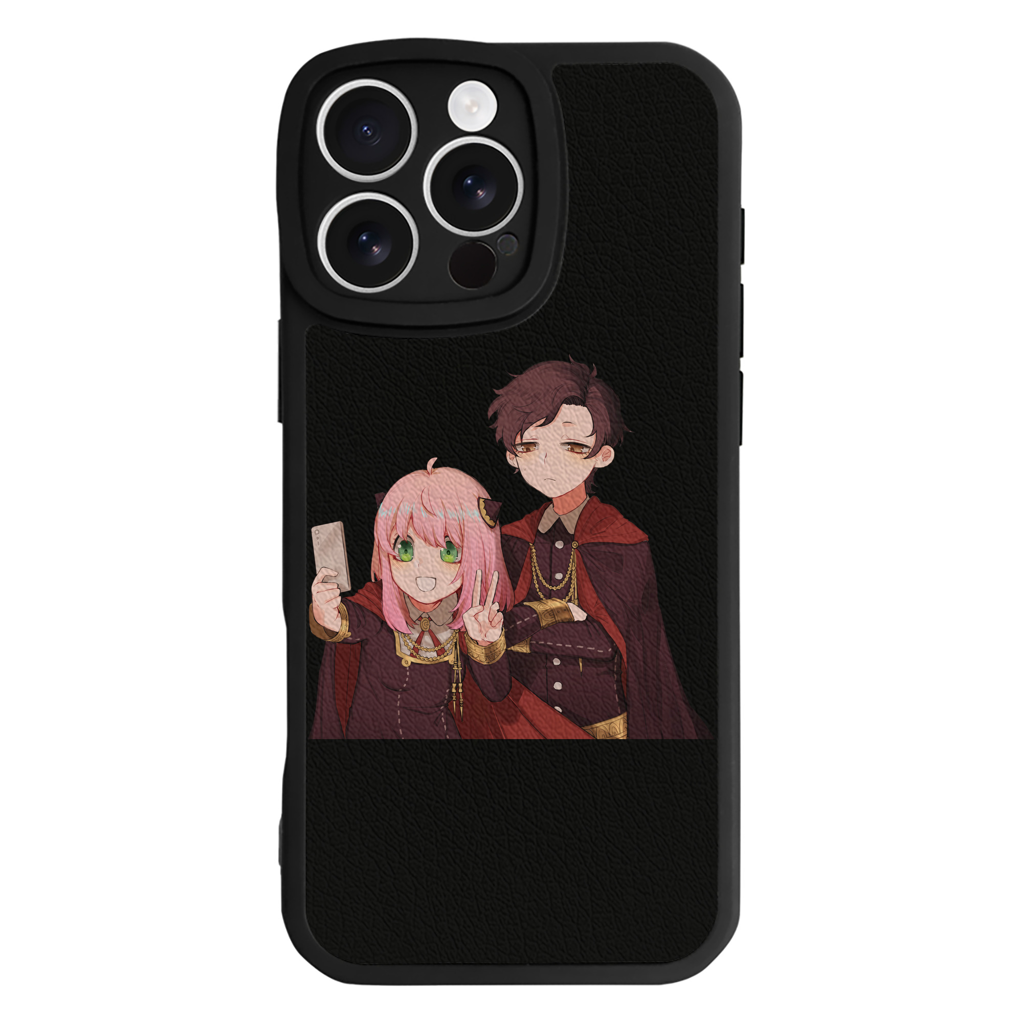 （画像用） SPY×FAMILY间谍家家酒 【iPhone 16シリーズ対応】シリコンスマホケース（レザー調） 材質：シリコン
